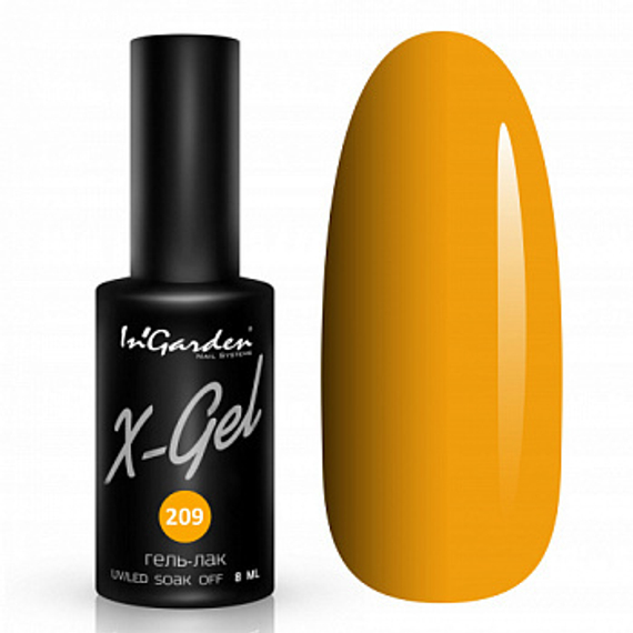 Гель-лак X-Gel N°209, 8 мл