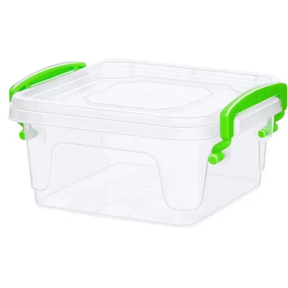 Контейнер пластиковый «Fresh Box» 2,4 л квадратный (Эльфпласт)