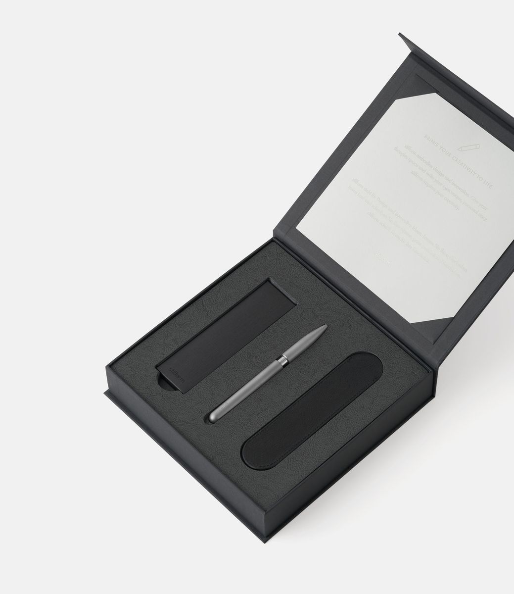 Stilform Kosmos Set Titanium Matte — ручка на магнитах в наборе