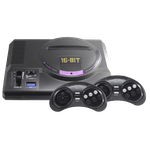 Игровая приставка SEGA Retro Genesis HD Ultra + 225 игр ZD-06b (2 беспроводных 2.4 ГГц джойстика, HDMI кабель)