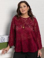 Блуза Лунная ночь (бордовая) Б15071-30М LT Collection