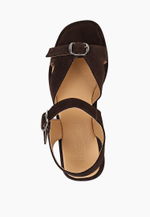 Босоножки // Susan // Chocolate // Suede