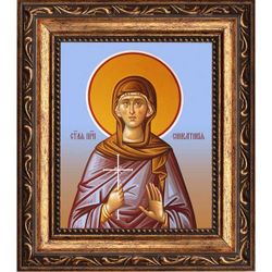 Синклитикия Александрийская преподобная. Икона на холсте.