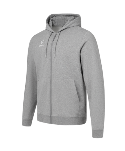 Флисовое худи на молнии ESSENTIAL Cotton Fleece FZ Hoodie, серый меланж, детский