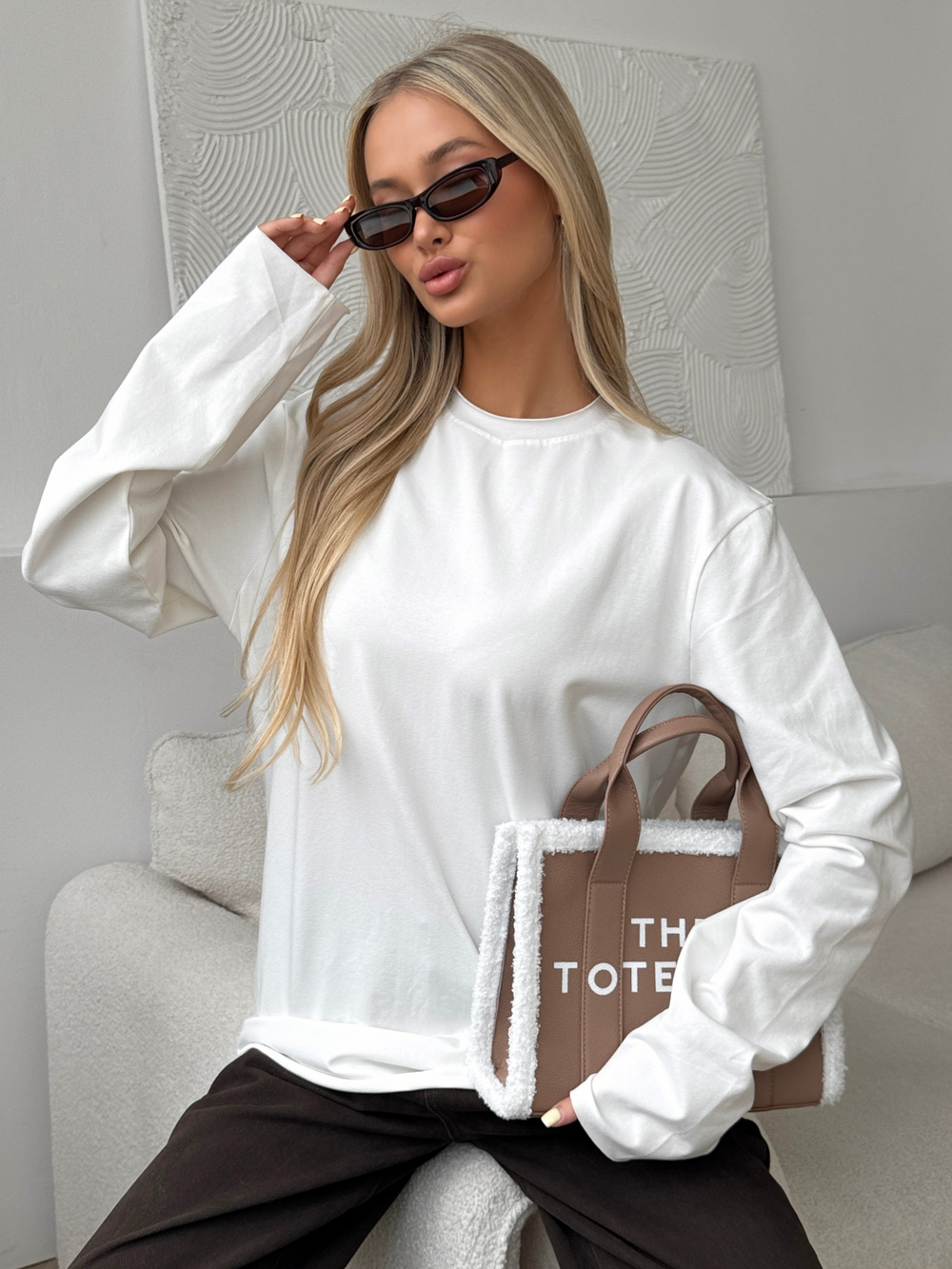 Лонгслив оверсайз