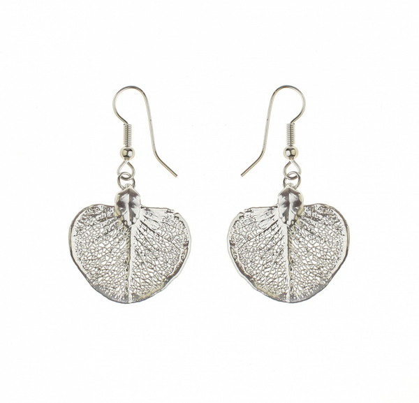 Серьги Ester Bijoux Денежный Лист LF93C-S BW