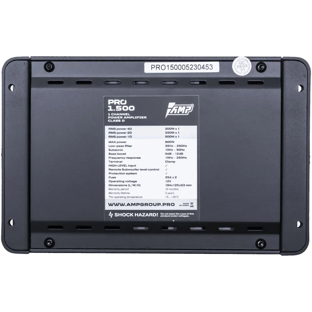 AMP PRO 1.500 Усилитель