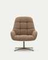 Крутящееся кресло Jaspe, светло-коричневое