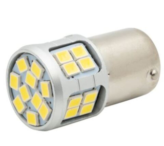 Светодиод 12-24V T25   34SMD 3030 WHITE (BA15S 1конт) (кт2шт) C2R S0144-1W