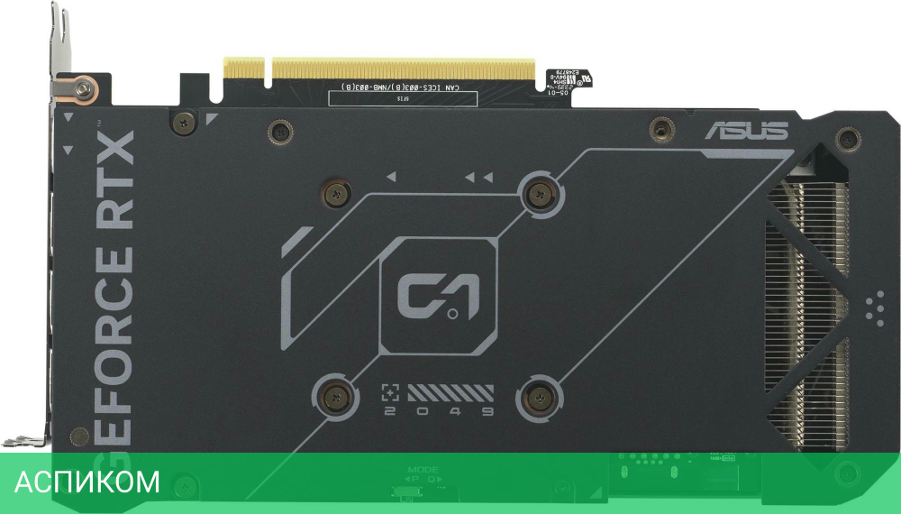 Видеокарта ASUS Dual GeForce RTX 4060 EVO OC Edition 8GB GDDR6 DUAL-RTX4060-O8G-EVO (90YV0JC7-M0NA00)