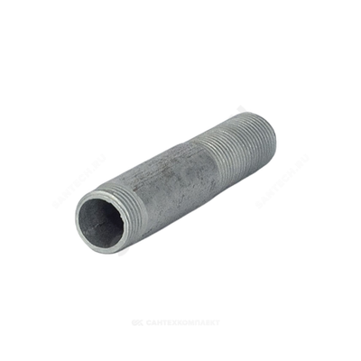 Сгон сталь оц Ду 40 L=120мм б/комплекта из труб по ГОСТ 3262-75 МеталлПромИнвест