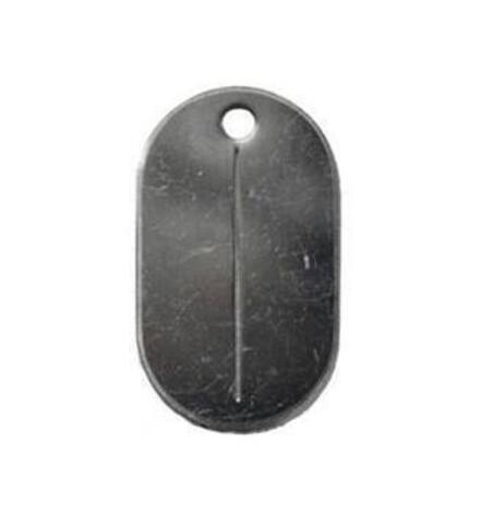 Жетон пустой овальный ст/обр алюминий