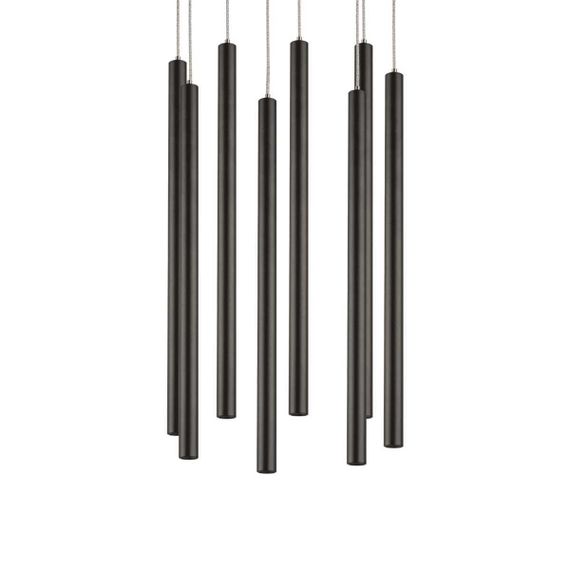 L8T747247 Люстра TUBO LED 40W 2560LM 25G ЧЕРНЫЙ 4000K