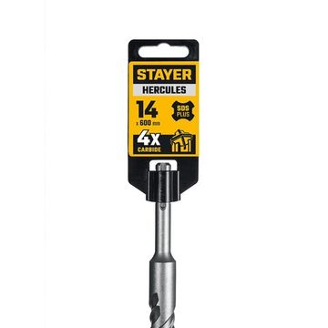 STAYER HERCULES-4Х 14x600 мм, SDS-plus бур, PROFESSIONAL (29290-600-14)