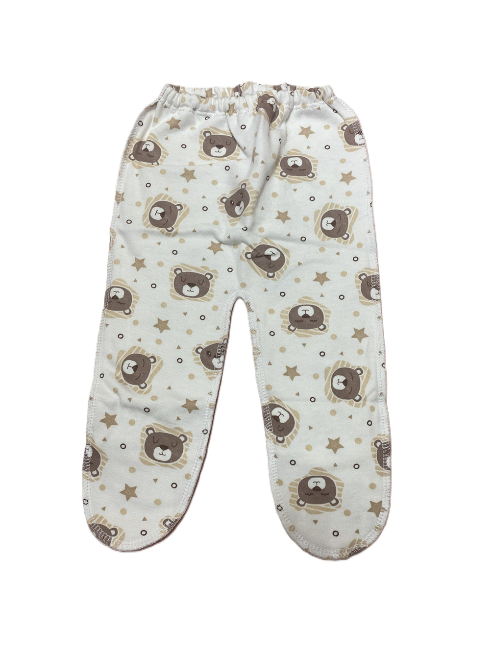 Ползунки на резинке из футера (100% хлопок с начесом) на рост 56 см