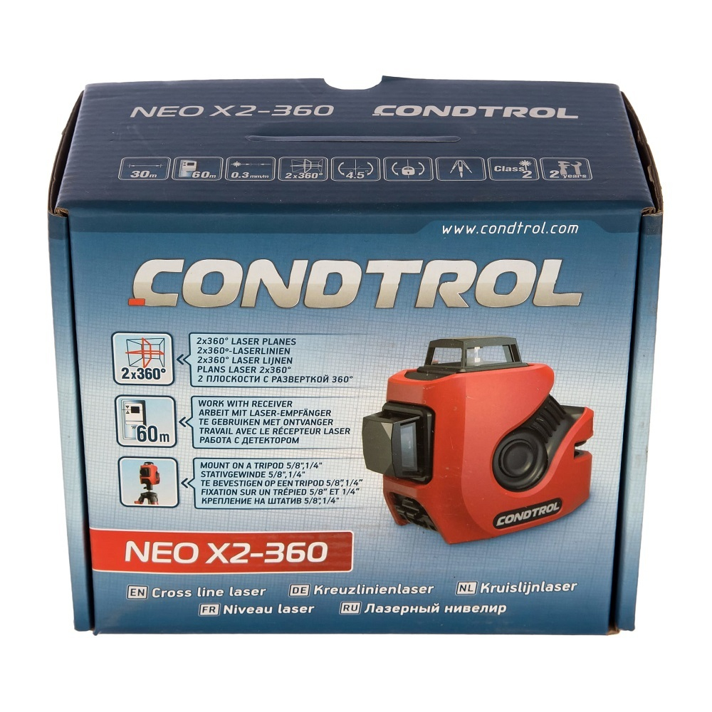 Лазерный уровень CONDTROL NEO X2-360 1-2-128