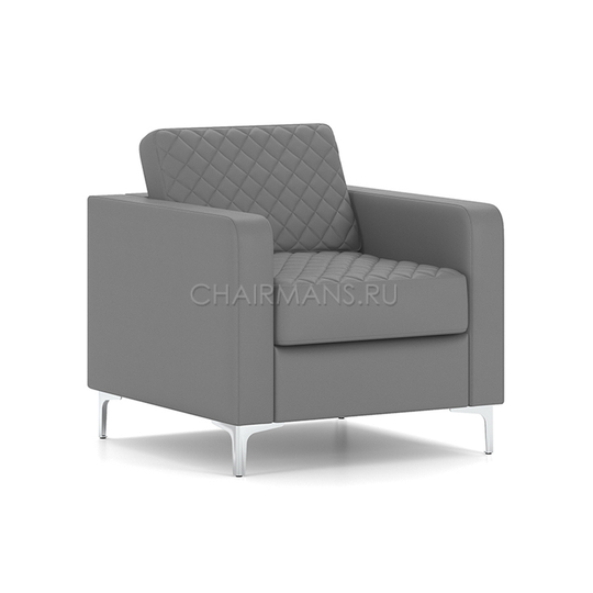 Кресло для отдыха Chairman АКТИВ Euroline серый
