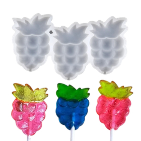 Форма для фигурных леденцов «Ягоды», 3 ячейки