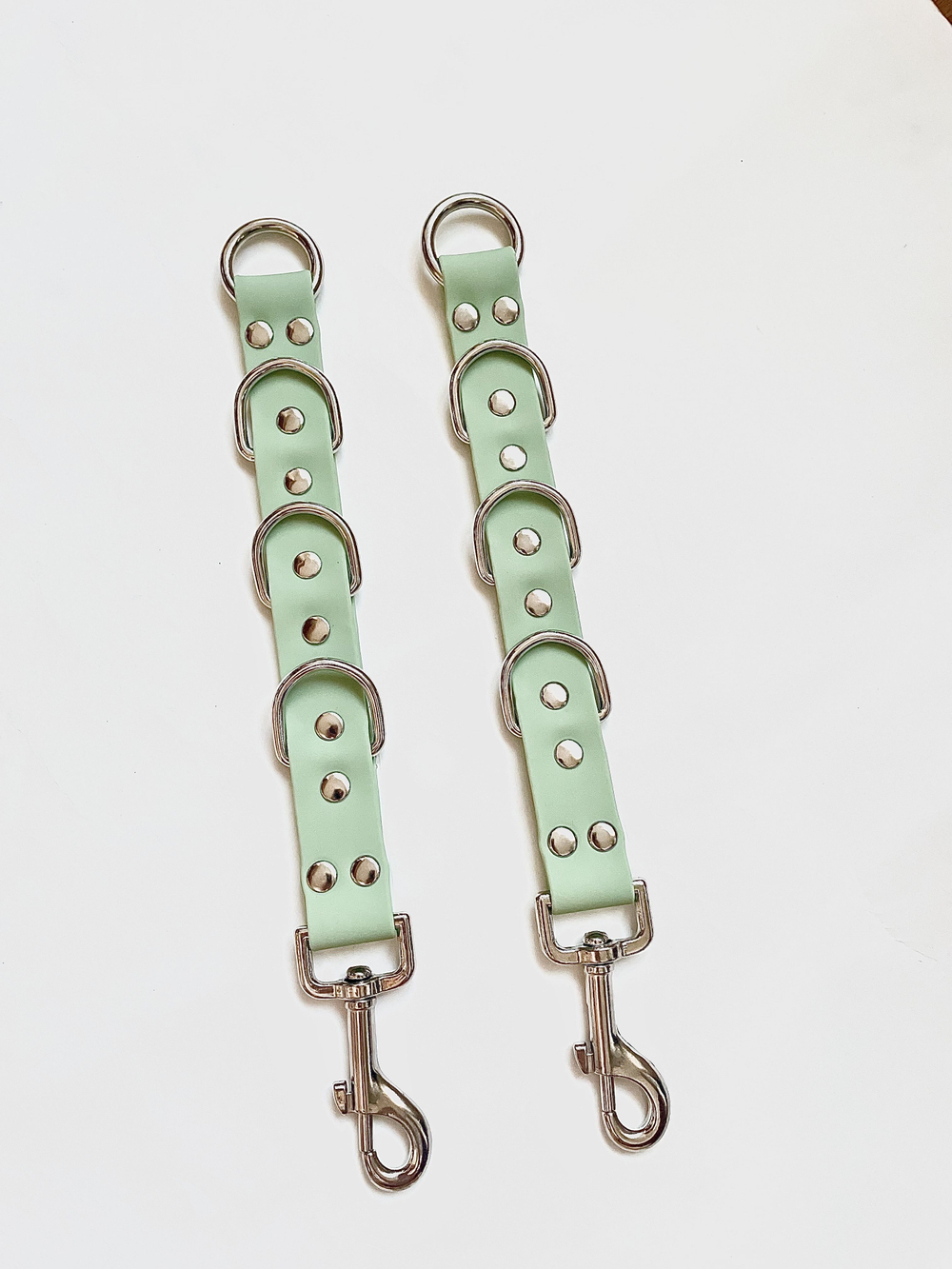 Ринговка для груминга Удлинитель для груминг стола, перестежка для ринговки из биотана 30 см , 25 мм оливковый