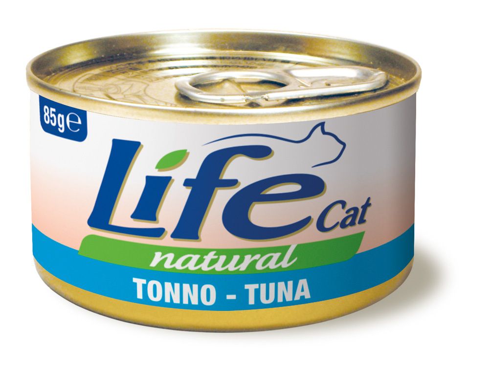 Консервы Lifecat tuna для кошек тунец в бульоне 85 г