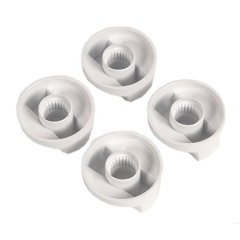 Ручки универсальные для плиты Белые 4шт - wl1032, COK756UN, 43CU007