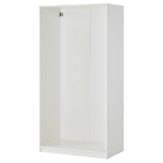 Гардероб PAX IKEA 2-дверный 100x37x201 cm 100*37*201 см, Белый   Фиеста