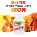 NaturesPlus, Hema-Plex, комплекс с железом, 60 капсул быстрого действия