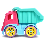 Грузовик большой Шкода с конструктором "Мега" (28 дет.) (Нордпласт)