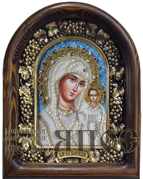Икона Пресвятая Богородица Казанская бисер