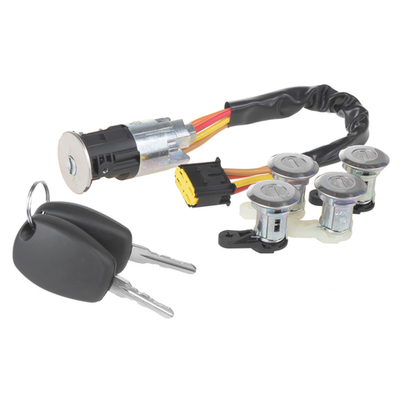 Замок зажигания (2 ключа, 4 личинки) RENAULT Logan/Largus 04-15/Sandero GANZ GIC33000