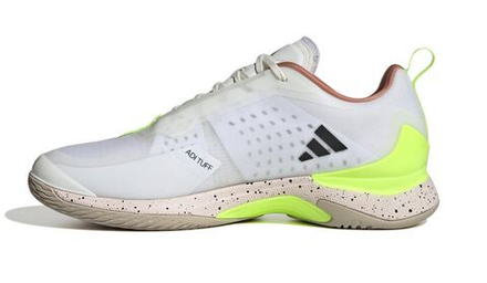 Женские Кроссовки теннисные Adidas Avacourt - white/core black/lucid lemon