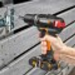 Дрель-шуруповерт аккумуляторная Worx WX367.1 ударная, бесщеточная, набор оснастки 158 пред.
