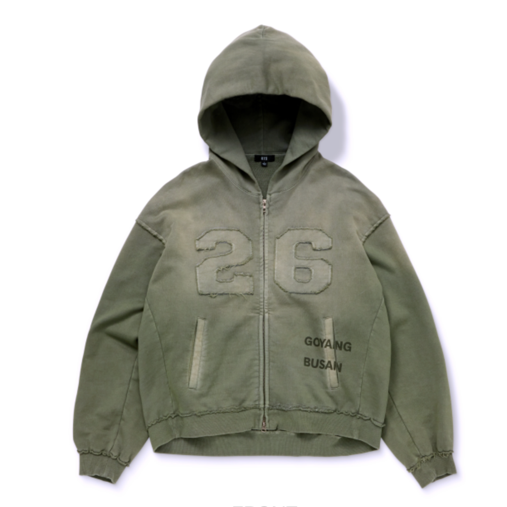Мерч BTS Zip-up Hoodie_Korea
