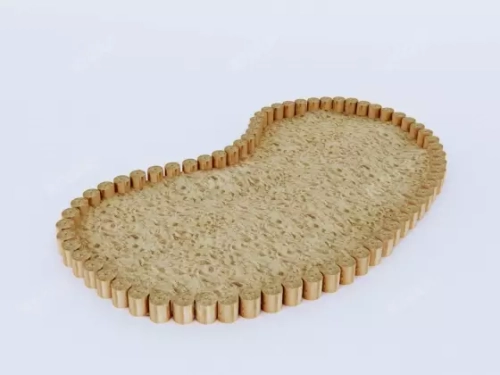 Песочница из бревна