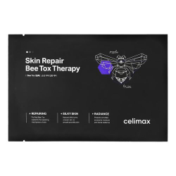 Celimax Skin Repair Bee Tox Therapy - Восстанавливающая маска для сияния и ровного тона, 1шт