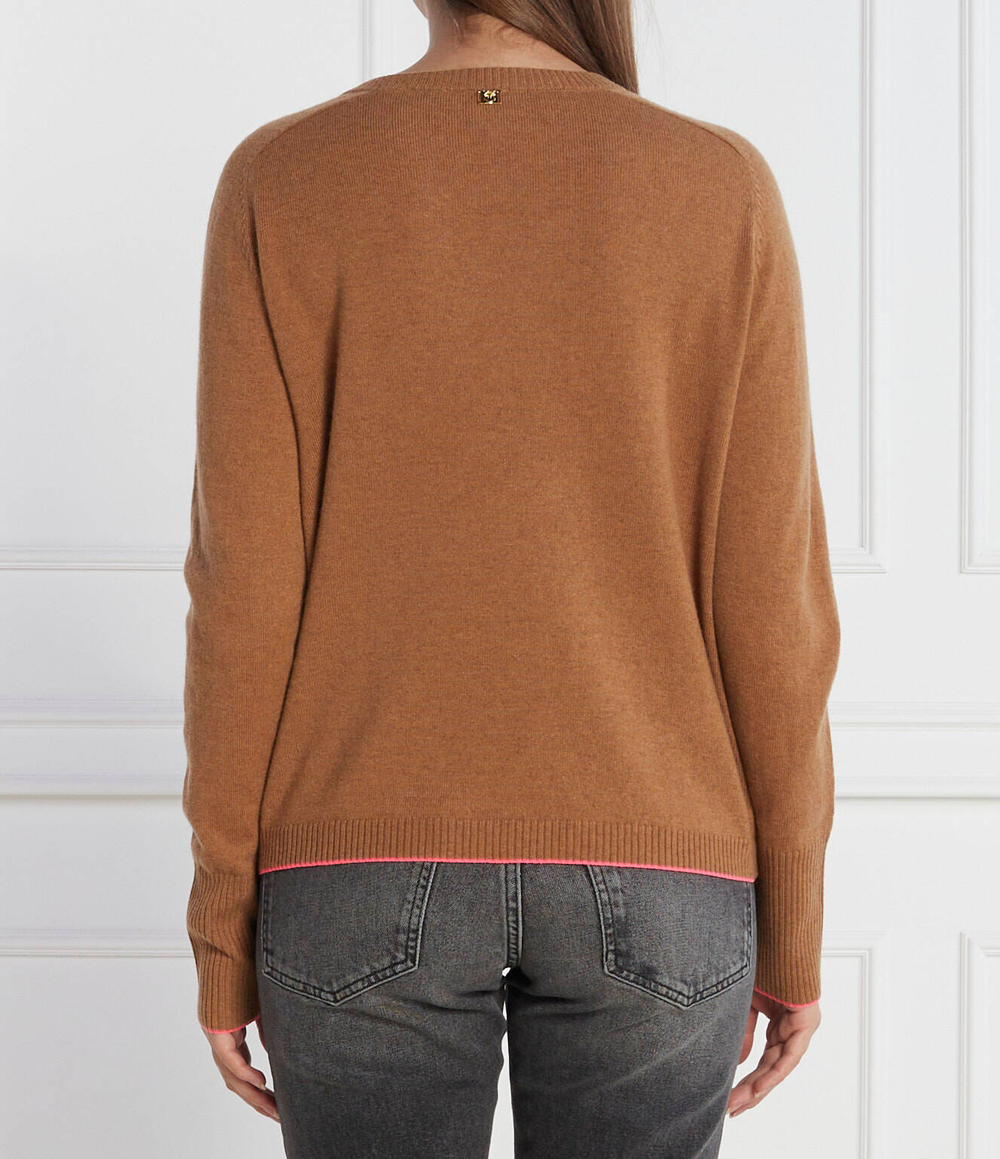 Хлопковый свитер Pinko - коричневый(101985 A16Z)