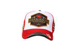 Кепка Maximus Mesh с сеткой,белый/красный (MCM)