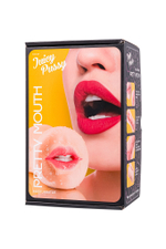 Мастурбатор реалистичный Juicy Pussy by TOYFA Pretty Mouth, рот и вагина, SoftSkin, телесный,17 см