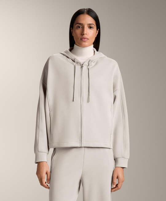 Oysho Куртка с капюшоном, темно-серый