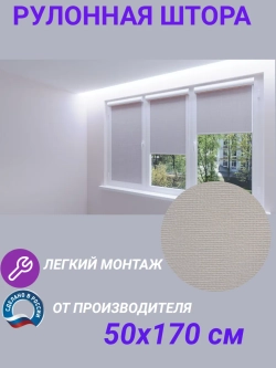 Рулонные шторы жалюзи 50х170 см