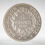 France, 5 Francs 1992 - 200th Anniversary of the French Franc - Decimal System, VF