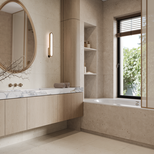 Керамогранит Buono Ceramica Terrazzo Light Beige Matt 1200*600*8.5мм Матовая