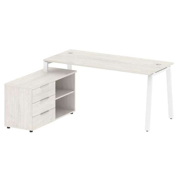 Метал Систем Рабочая станция с тумбой на А-образном м/к БА.РС-СТС-2.4 (L)