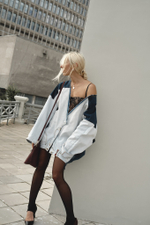 Upcycling куртка объемная