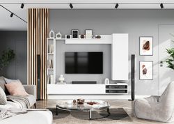 Полка "Бэлла" (Белый лофт