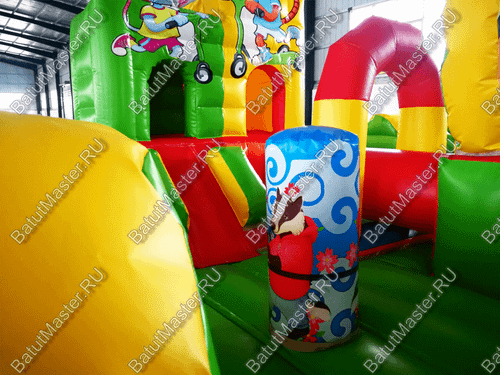 Коммерческий надувной батут "Музыка леса" 7*5*3 м