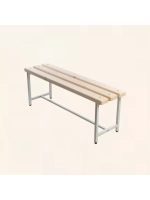 Скамейка для дома и улицы, 80 см лак/серая