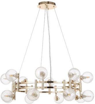 Подвесная люстра 16*G9 LUXURY SP16 GOLD золото Crystal Lux