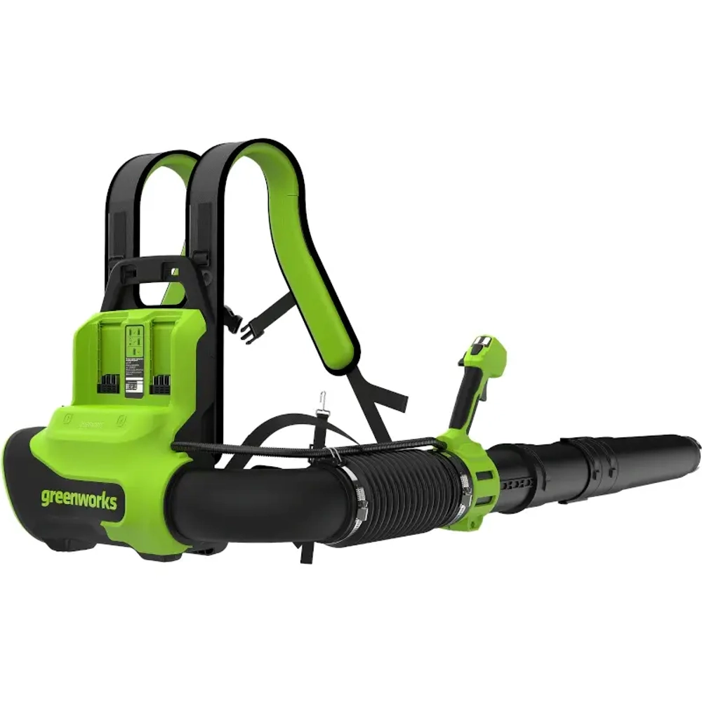 Greenworks GD40BPG2 40В ранцевая воздуходувка аккумуляторная (1 x 4 Ач, ЗУ) 78 м/с 2408107UB