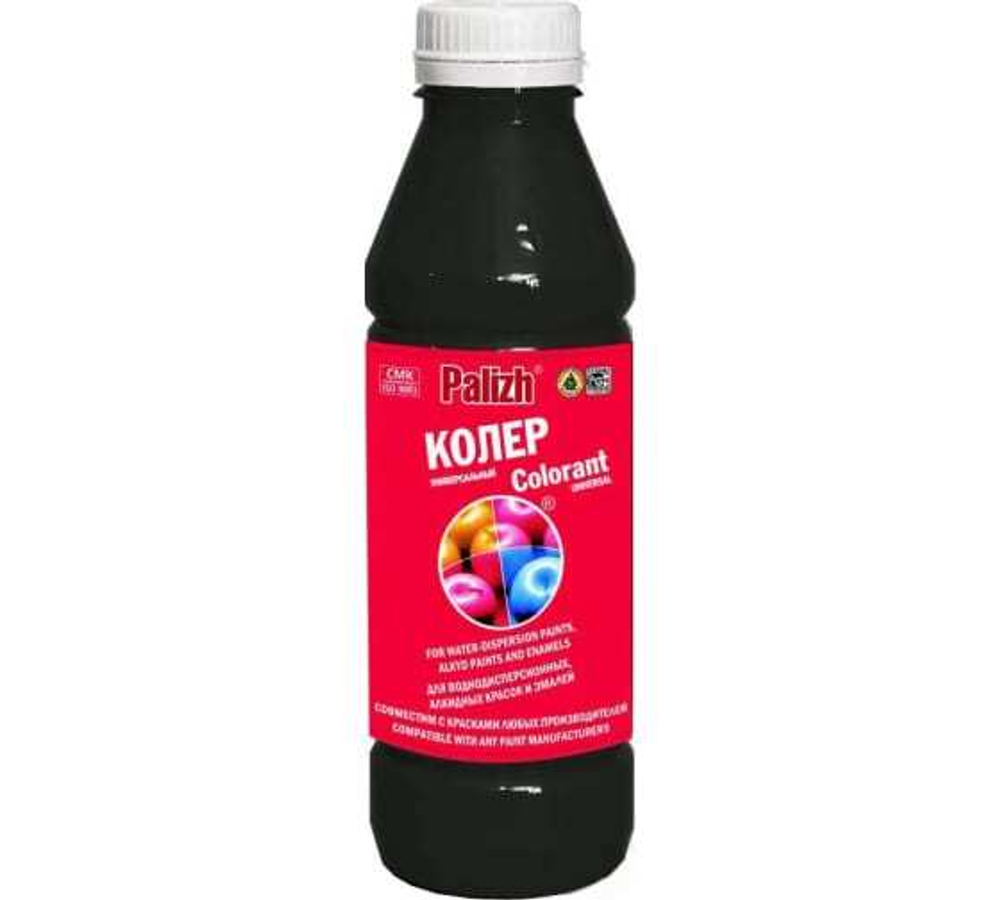 Паста-колор №18 черная (100мл) "ПалИж"